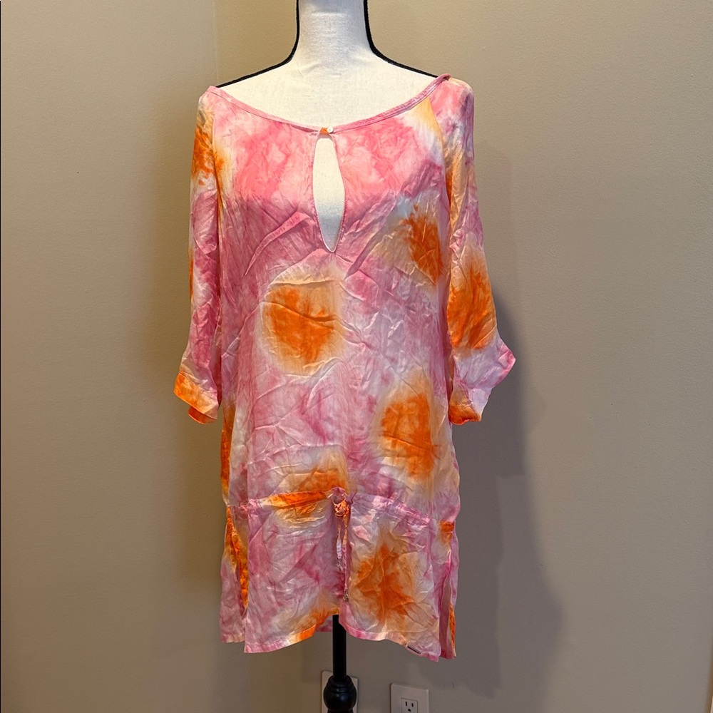 Colorful Tie-Dye Women's Tunic